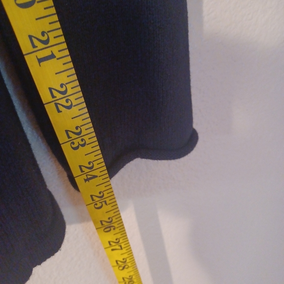 Vtg Tommy Hilfiger Women 2XL Black Knit Argyle Crewneck Sweater Side Button Up - Picture 7 of 10